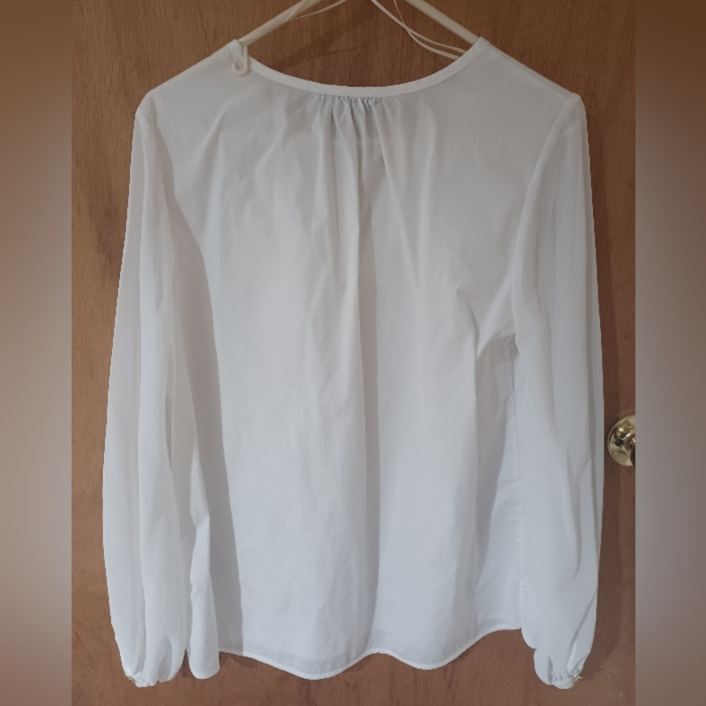 Halston Heritage White Blouse - Picture 5 of 6